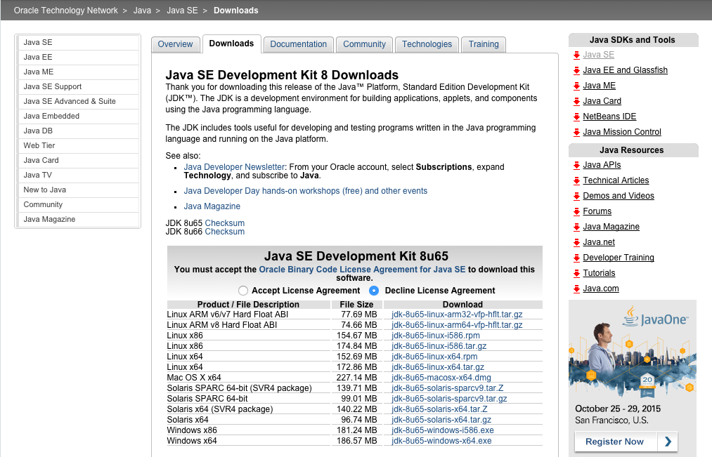 Java 1.8 download for mac